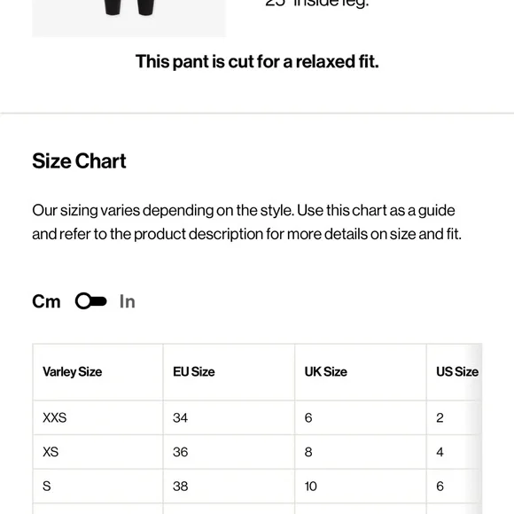 Varley double soft the relaxed pants 250 size large US 10 - Picture 14 of 15